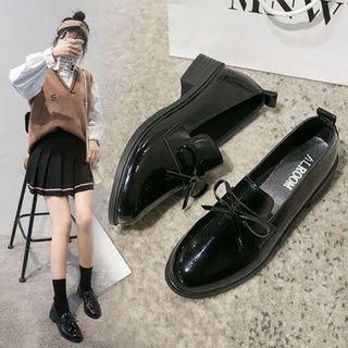 🔥Hot Sale/Small Leather shoes womens Korean version all-match casual student shoes new fashion womens shoes