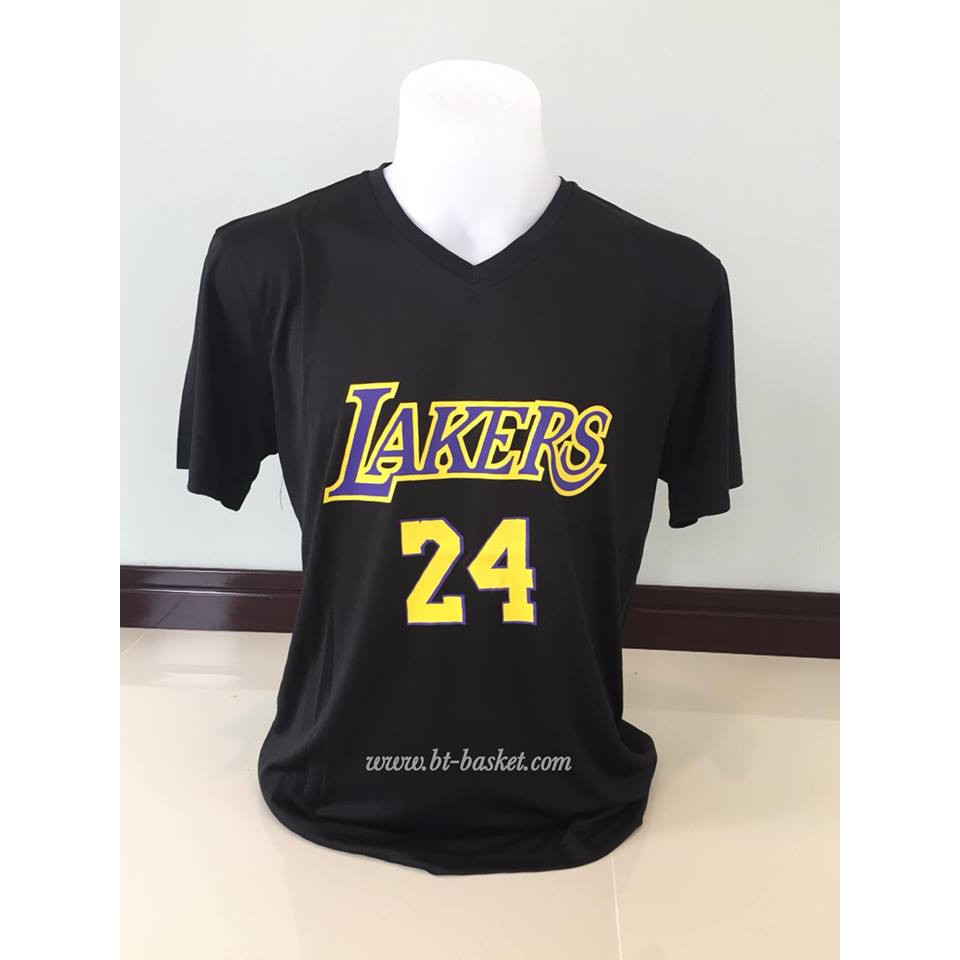 เสื้อบาส-nba-player-ทีม-lakers-สีดำ