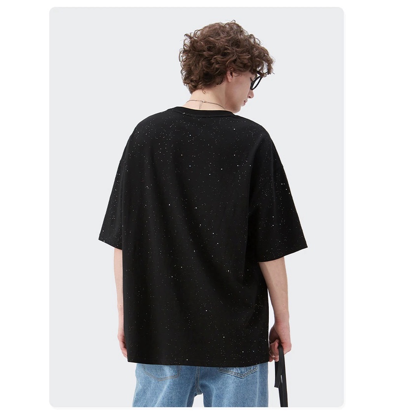 เสื้อยืดลำลองaland-เสื้อยืด-inflation-รุ่น-space-bear-glitter-t-shirts-to4xl