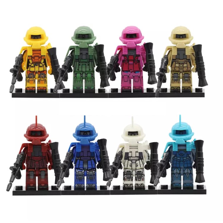 เลโก้ตัวต่อ-gundam-set-b-set-8-pcs-ไม่มีกล่อง-poc0105