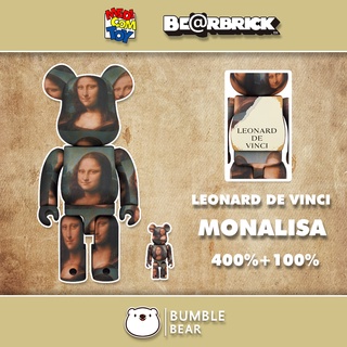 [‼️ของแท้, พร้อมส่ง‼️] 400%+100% Bearbrick Leonardo da Vinci [Mona Lisa]