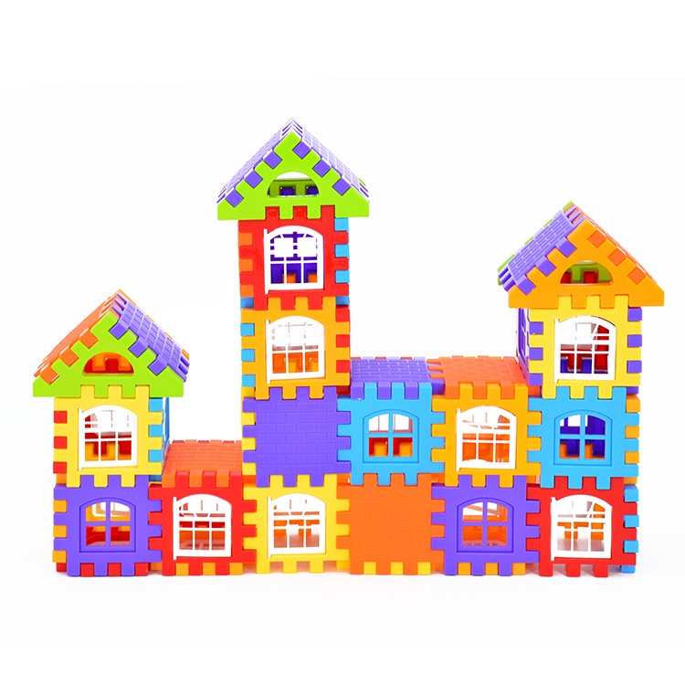 happy-house-บล็อก-block-ตัวต่อ-จิ๊กซอว์-ตัวต่อสร้างบ้าน-ของเล่นเด็ก-ของเล่นเสริมพัฒนาการ-ไม่มีกล่อง-พร้อมส่ง