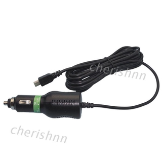 Chin Dc 5v 2a Mini Usb อะแดปเตอร์สายเคเบิ้ลชาร์จแบตในรถยนต์สําหรับ Gps Camera 3 . 5 ม .