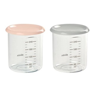 Diet products TRITAN FOOD CONTAINER SET BEABA 120ML/240ML/420ML 3PCS Mother and child products Home use ผลิตภัณฑ์การทานอ