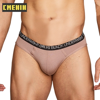 สินค้า ( Cmenin ) กางเกงชั้นใน เซ็กซี่ เอวต่ำ สีพื้น สําหรับผู้ชาย Or6102