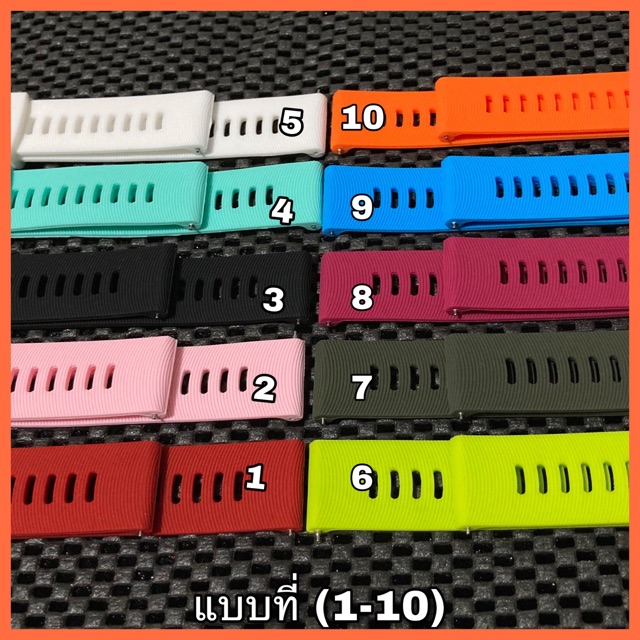 ภาพหน้าปกสินค้าสาย Garmin FR245/ 245 music/ Vivoactive3 /FR55 /FR645,645music/Venu /Venu sq/Venu2plus/สายนาฬิกา garmin จากร้าน supergirlzaza บน Shopee