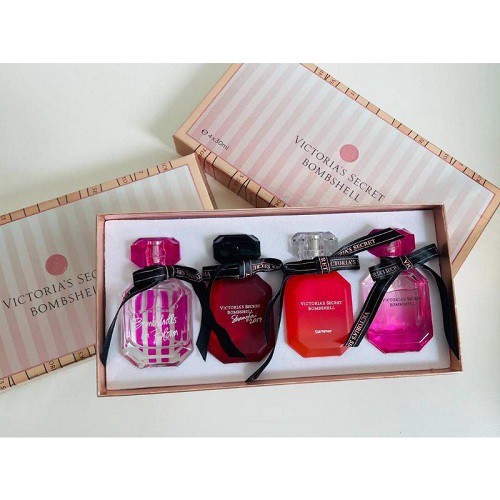 Victoria's Secret Bombshell Set for Women Edp 4x30ml | Shopee Thailand