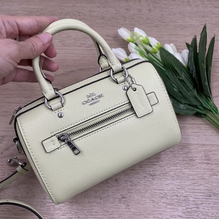 🎀 (สด-ผ่อน) หมอน 6.5 นิ้ว สีเขียวอ่อน C9950 Coach Mini Rowan Crossbody