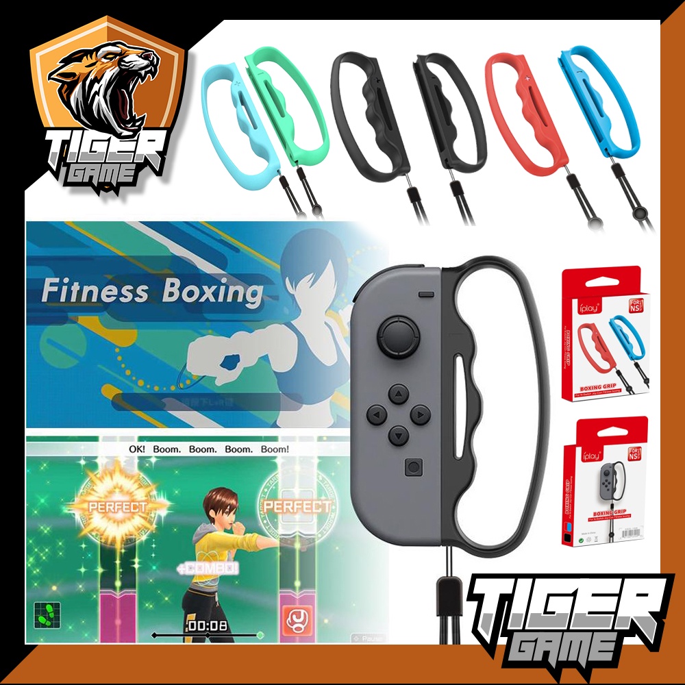 ภาพหน้าปกสินค้าiPlay Boxing Grip สำหรับ Nintendo Switch Joy Con (joycon boxing)(joy con boxing)(กริปต่อยมวย)(สนับต่อยมวย)(กริปสนับมือ)
