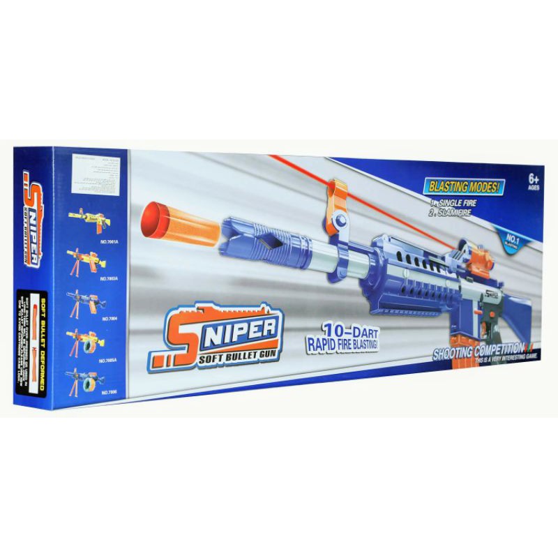 ปืนของเล่น สไนเปอร์ ปืนของเล่นราคาถูก Sniper Toy Gun Soft Bullet gun ...