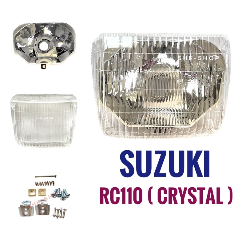 (เกรดพรีเมี่ยม) ชุดไฟหน้า SUZUKI RC110 ( CRYSTAL ) - ซูซูกิ อาร์ชี 110 ...