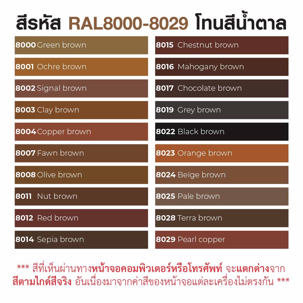 สี-ral8000-ral-8000-green-brown-ราคาต่อลิตร