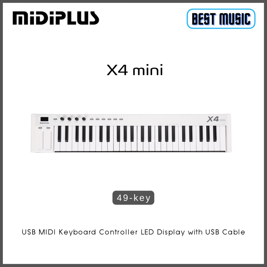 midiplus-x4-mini-usb-midi-keyboard-49-คีย์-คีย์บอร์ดใบ้