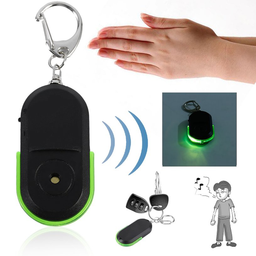 anti-lost-alarm-key-finder-นกหวีดที่เป็นประโยชน์-led-light-locator-finder-keychain