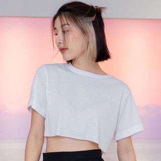 97X - Crop top | เสื้อครอป แขนสั้น มี 8 สี งานดีมาก เสื่อครอปผ้าร่อง เสื้อครอปเอวลอย crop croptop