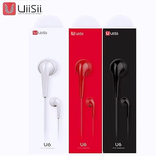 หูฟัง UiiSii U6 In-Ear Stereo เสียงดี IOS/Android พร้อมไมค์ รุ่น U6 ของแท้ รับประกัน1ปี BY bird_store