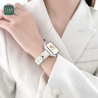 สายหนัง Cha ของเล็ก สายนาฬิกา สาย watch 8 7 6 5  4 3 2 1  ขนาด 38/40/41/42/44/45มม ข้อมือเล็กใช้ได้ สาย smart watch