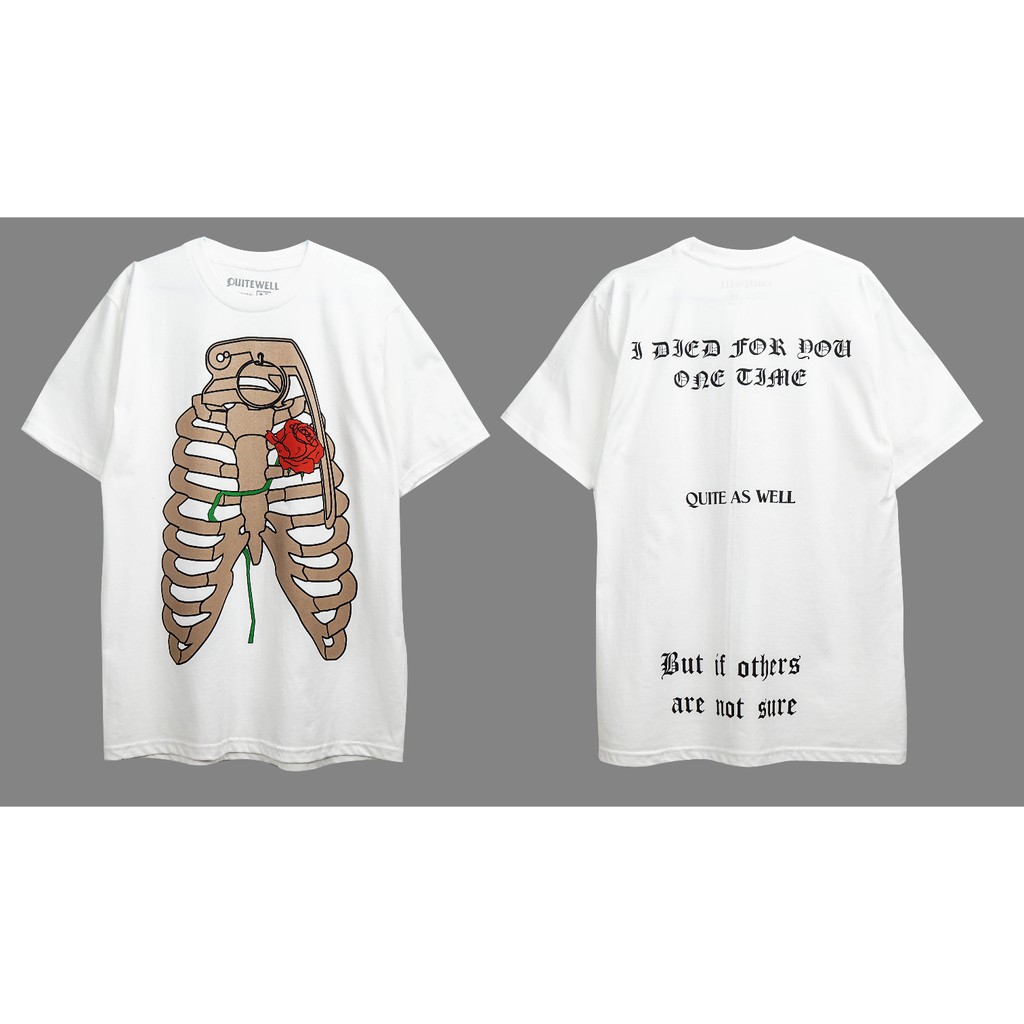 2023-grenade-skull-white-แขนสั้น-ขาว-เสื้อเชิ้ตสำหรับผู้ชาย-และผู้หญิง