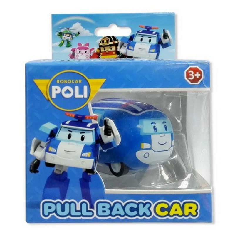 ของแท้พร้อมส่ง Robocar Poli Amber Helly Roy Pull Back Car รถพูลแบ็คโรโบ ...