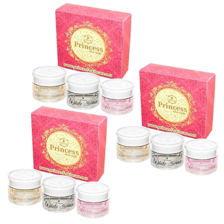 princess-skin-care-แพ็คเกจใหม่-ครีมหน้าขาว-ครีมหน้าเงา-ครีมหน้าเด็ก-3-ชุด