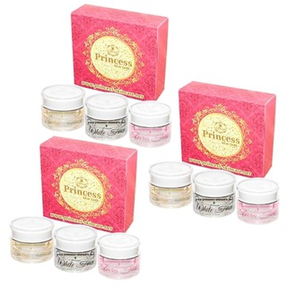 Princess Skin Care แพ็คเกจใหม่ ครีมหน้าขาว ครีมหน้าเงา ครีมหน้าเด็ก (3 ชุด)