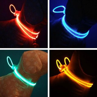 รูปภาพขนาดย่อของปลอกคอมีไฟ LED สำหรับสัตว์เลี้ยงลองเช็คราคา