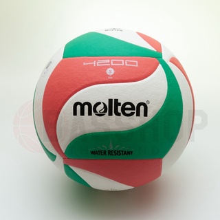[สินค้า Molten แท้ 100%]ลูกวอลเลย์บอล Molten V5M4200 หนัง PU ไม่ดูดซับน้ำ เหมาะกับสนามกลางแจ้ง ของแท้ 💯(%)🏐🏐