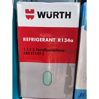 ภาพขนาดย่อของภาพหน้าปกสินค้าน้ำยาแอร์ R134a WURTH JH 13.6 kg น้ำยาแอร์ น้ำยา134 จากร้าน aomsin2456 บน Shopee