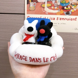 ตุ๊กตาน้องหมา Gaspard et Lisa จาก La Ville de Gaspard et lisa Voyage Dans Le Ciel Collection หายาก มาใหม่ ลิขสิทธิ์แท้🇯🇵