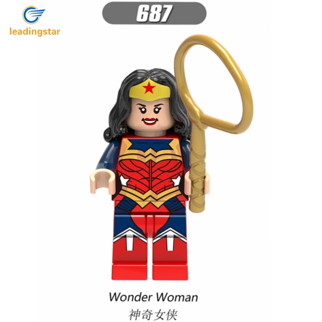 leadingstar-ของเล่นบล็อกตัวต่อเลโก้-รูปซุปเปอร์ฮีโร่-batman-superman-aquaman-wonder-woman-justice-league
