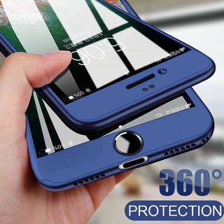 เคสโทรศัพท์มือถือแบบแข็ง บาง ป้องกัน 360 องศา พร้อมกระจกนิรภัย สําหรับ Realme 8 PRO 5 C3 5i 6i C11 C15 C12 C25