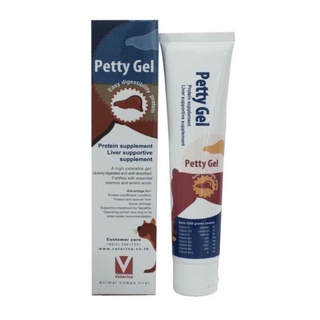 Petty gel liver supportive  อาหารเสริมดปรตีน บำรุงตับ แบบเจล สุนัขและแมว ขนาด 85g จำนวน 1 หลอด 7573