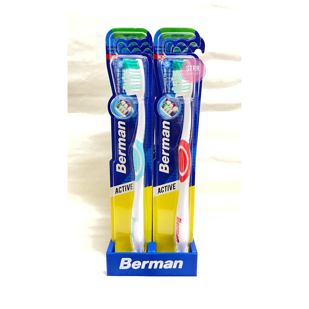 strr-แปรงสีฟัน-berman-เบอร์แมน-สินค้ายกโหล-12-ด้าม