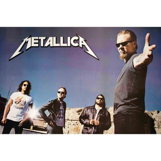 โปสเตอร์ รูปถ่าย วงดนตรี เมทัลลิกา METALLICA (1981) POSTER 24”x35” Inch American Heavy Metal Rock V5