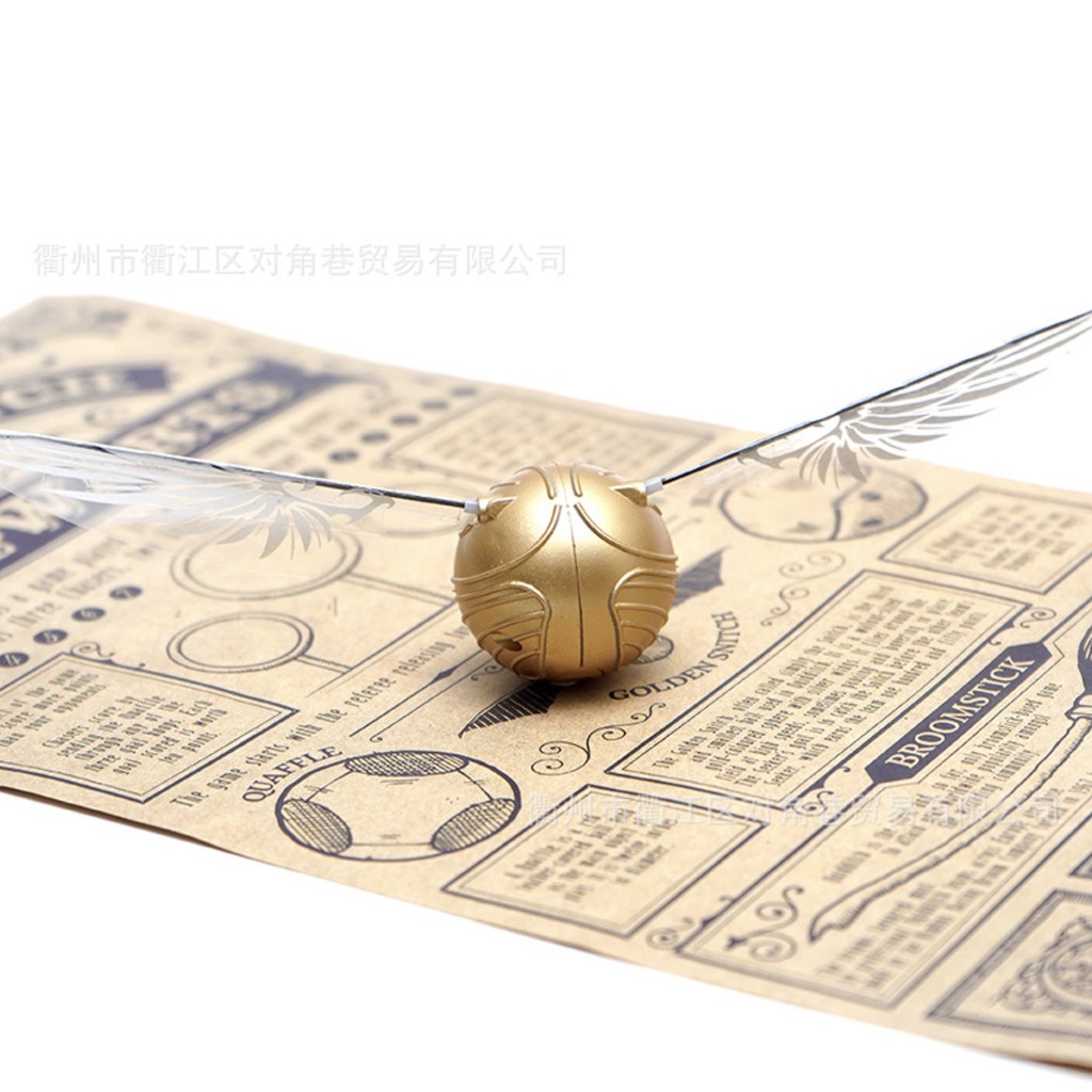 พร้อมส่ง-ลูกโกลเด้นสนิช-ขยับปีกได้-พร้อมกล่องไม้สวยงาม-golden-snitch-harry-potter