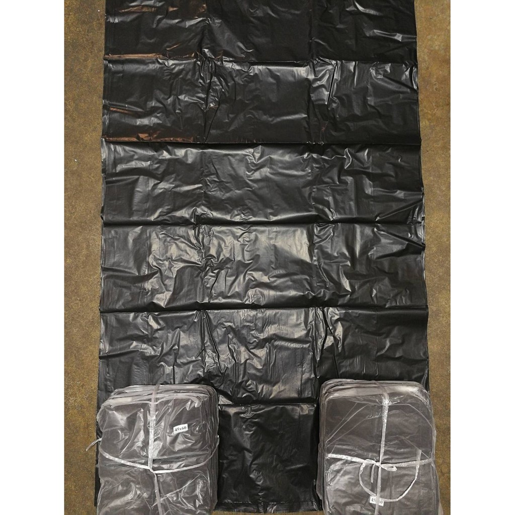 ถุงขยะดำ-ถุงใส่ขยะ-ถุงดำ-ไซส์-ใหญ่พิเศษ-ขนาด-45-60นิ้ว-น้ำหนัก-1-กิโล-ราคาโรงงาน