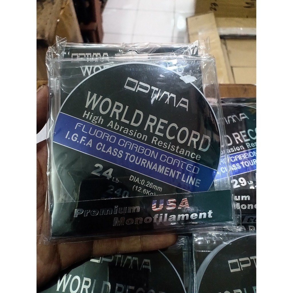 สายตกปลา Optima WORLD RECORD 240yds และ 330yds | Shopee Thailand