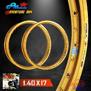 ล้อ COM ADVENTURE RIM 1.40 X 17 ขอบเรียบ จำนวน 2 วง มีหลายสี วงล้อ คอม ทรง ขอบเรียบ ขนาด 1.40 ขอบ 17 ของแท้ 1000%