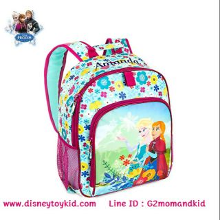 Anna and Elsa Backpack for Kids  Personalizable กระเป๋าเป้ ลาย อันนา เอลซ่า โฟรเซ่น สูง 15 นิ้ว  สินค้า Disney USA แท้