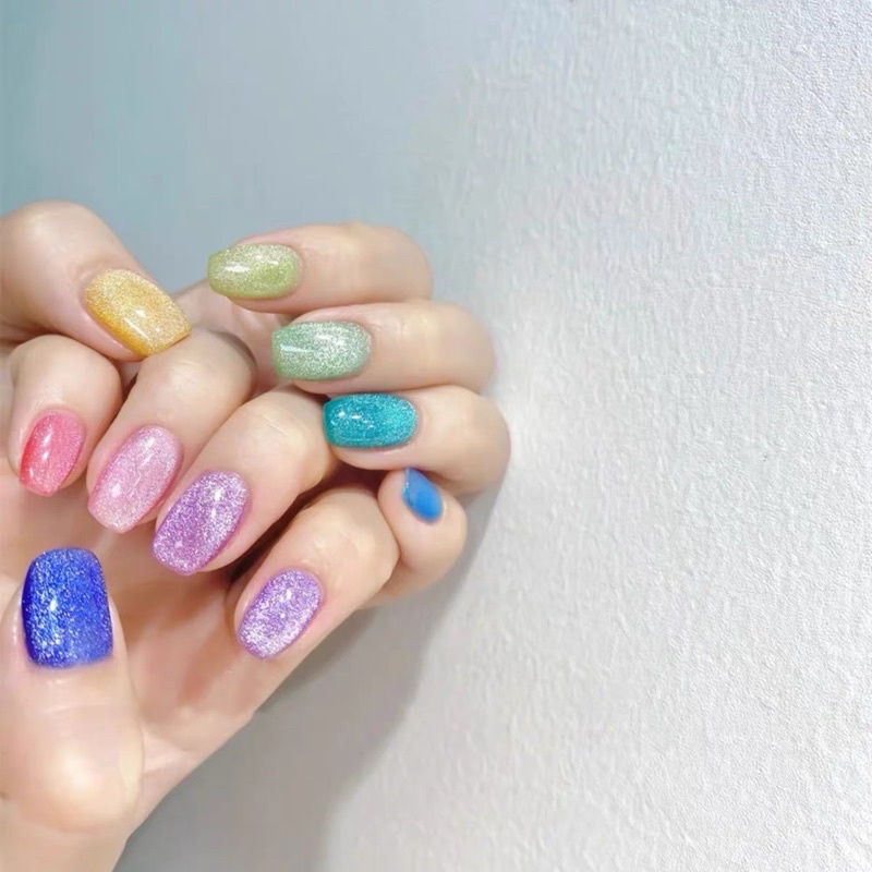 ภาพสินค้าสีลูกแก้ว rainbow เทรนล่าสุด (พร้อมส่ง) จากร้าน candynail1 บน Shopee ภาพที่ 1