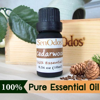 สินค้า SenOdos น้ำมันหอมระเหย แท้ กลิ่นซีดาร์วูด กลิ่นหอมละมุน ช่วยผ่อนคลาย มีชีวิตชีวา  Cedarwood Essential Oil