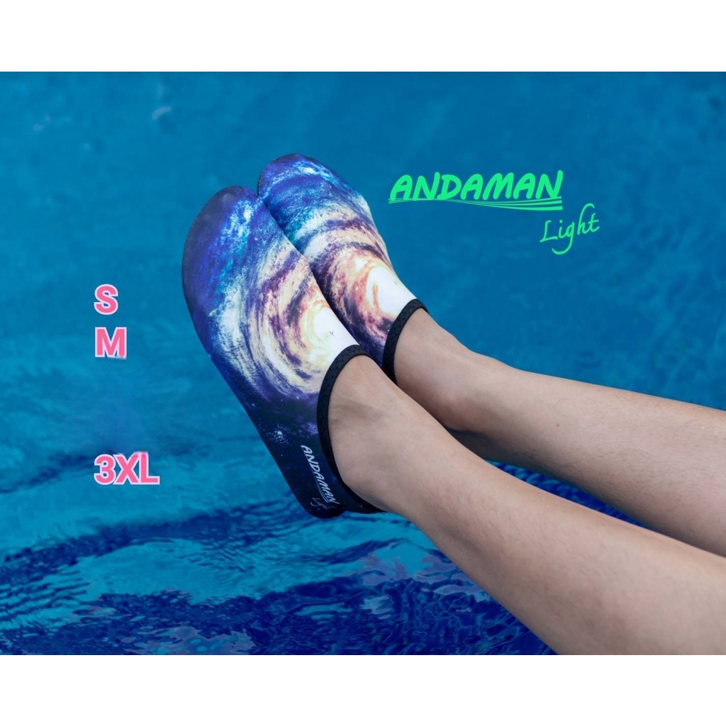 ภาพหน้าปกสินค้ารองเท้าทะเล ดำน้ำ กันลื่น ไซส์ 3XL (44-45) จากร้าน andaman_brand บน Shopee