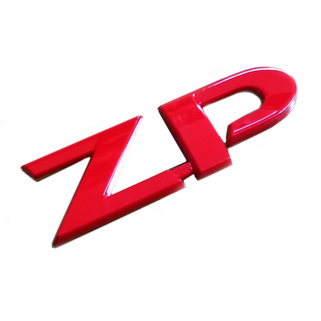 โลโก้-zp-แดง-logo-zp-ติดท้ายรถกระบะ-isuzu-d-max-มีบริการเก็บเงินปลายทาง