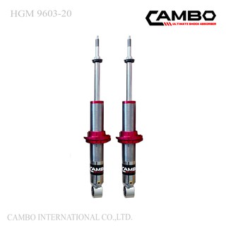 CAMBOโช๊คอัพโมโนทูบน้ำมันกึ่งแก้สคู่หน้าD-MAXตัวสูงแกน20มม. HGM9603-20