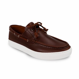 BROWN STONE NEW YORK BOAT SHOE BRANDY BROWN