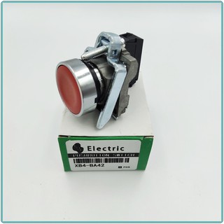 MODEL: XB4-BA PUSH BUTTON SWITCH 22MM.สวิตซ์ปุ่มกด 22มิล,กดติดปล่อยดับ COLOR: RED GREEN YELLOW BLUE BLACK