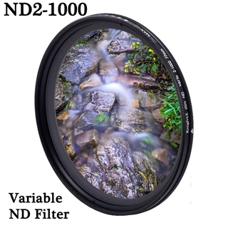 สินค้า Knightx ND2-1000 ฟิลเตอร์เลนส์กล้อง ND2 TO ND1000 49 มม. 52 มม. 55 มม. 58 มม. 62 มม. 67 มม. 72 มม.