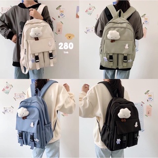 #พร้อมส่ง กระเป๋าเป้ Cloud Backpack 280฿🌥🐈🌷