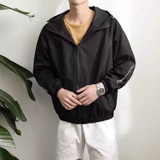 ภาพขนาดย่อของภาพหน้าปกสินค้าเสื้อโค้ทแขนยาว เสื้อแจ็คเก็ต มีซิป แฟชั่นผู้ชาย(shangyi-n) จากร้าน cool.style บน Shopee