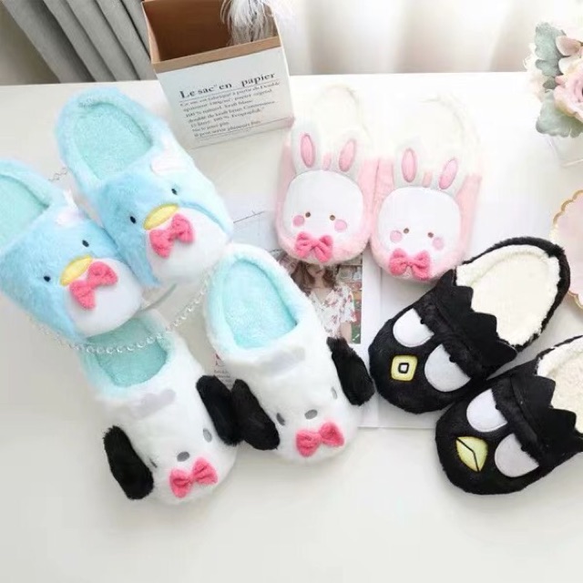 sanrio-slipper-รองเท้าใส่อยู่บ้าน-นุ่มนิ่ม-น่ารักที่สุด